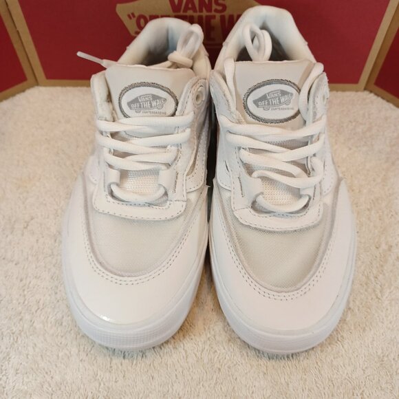 Vans Men's 3.5/Women's 5 Wayvee Triple White Suede Mesh VN0A5JIABGG - Picture 6 of 12